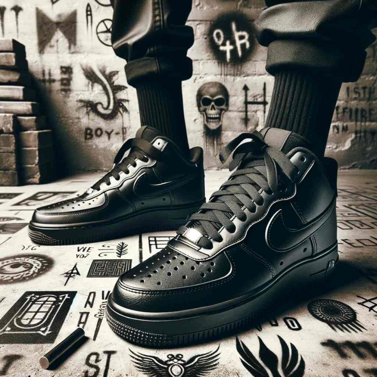 The Mystique of Black Air Force Ones: Unveiling the Slang- Symbolism and Meaning